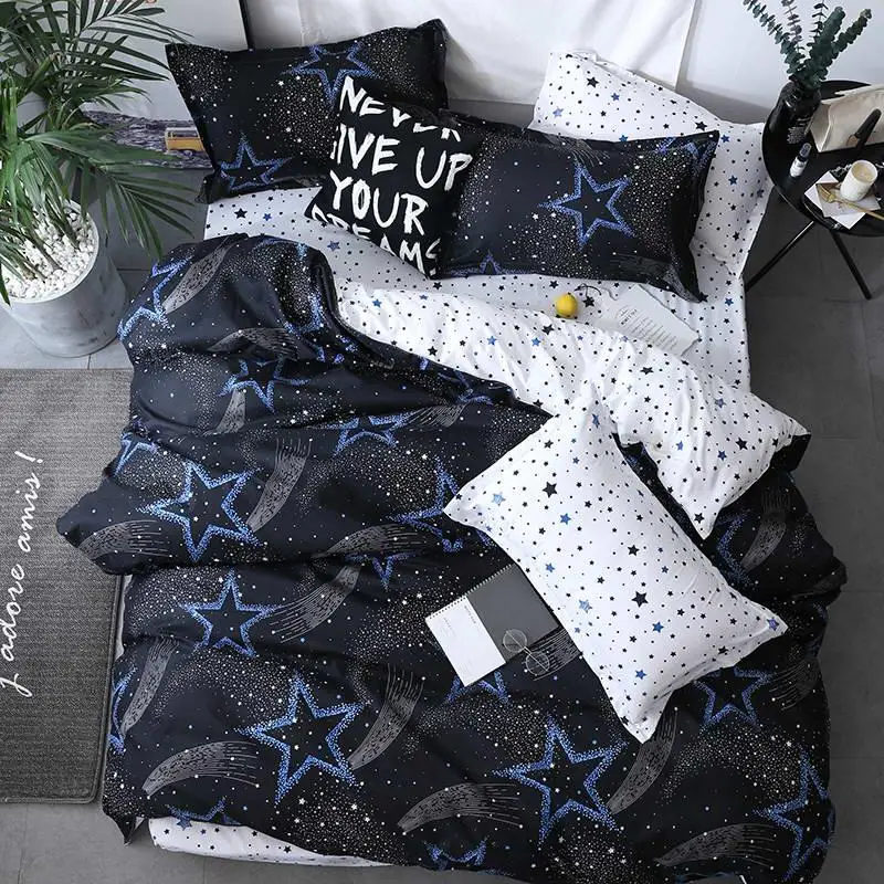 52Green lemon Winter Bedding Sets Full King Twin Queen Size 4Pcs Bed Sheet Duvet Cover Set Pillowcase Without Comforter29 | Дом и сад
