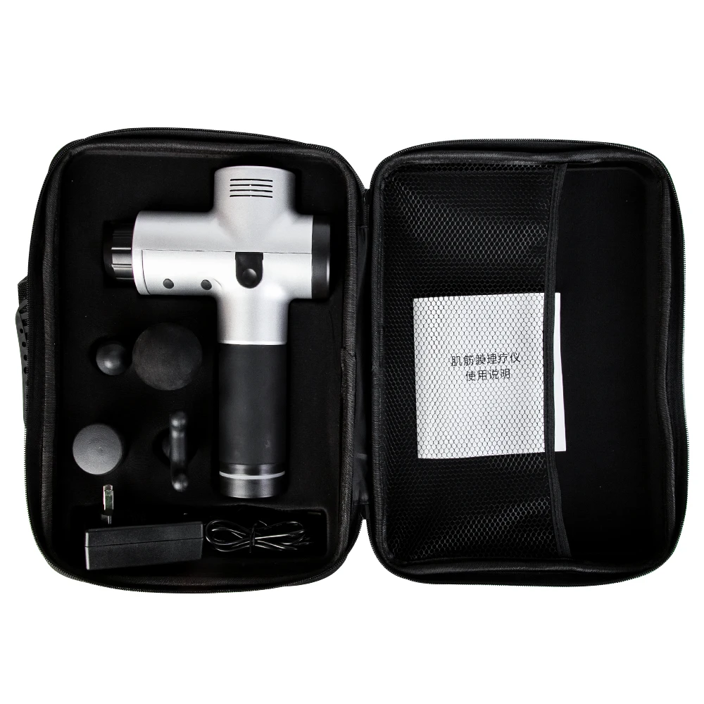 Массажный пистолет для мышц с портативной сумкой 3 файла об/мин терапевтический