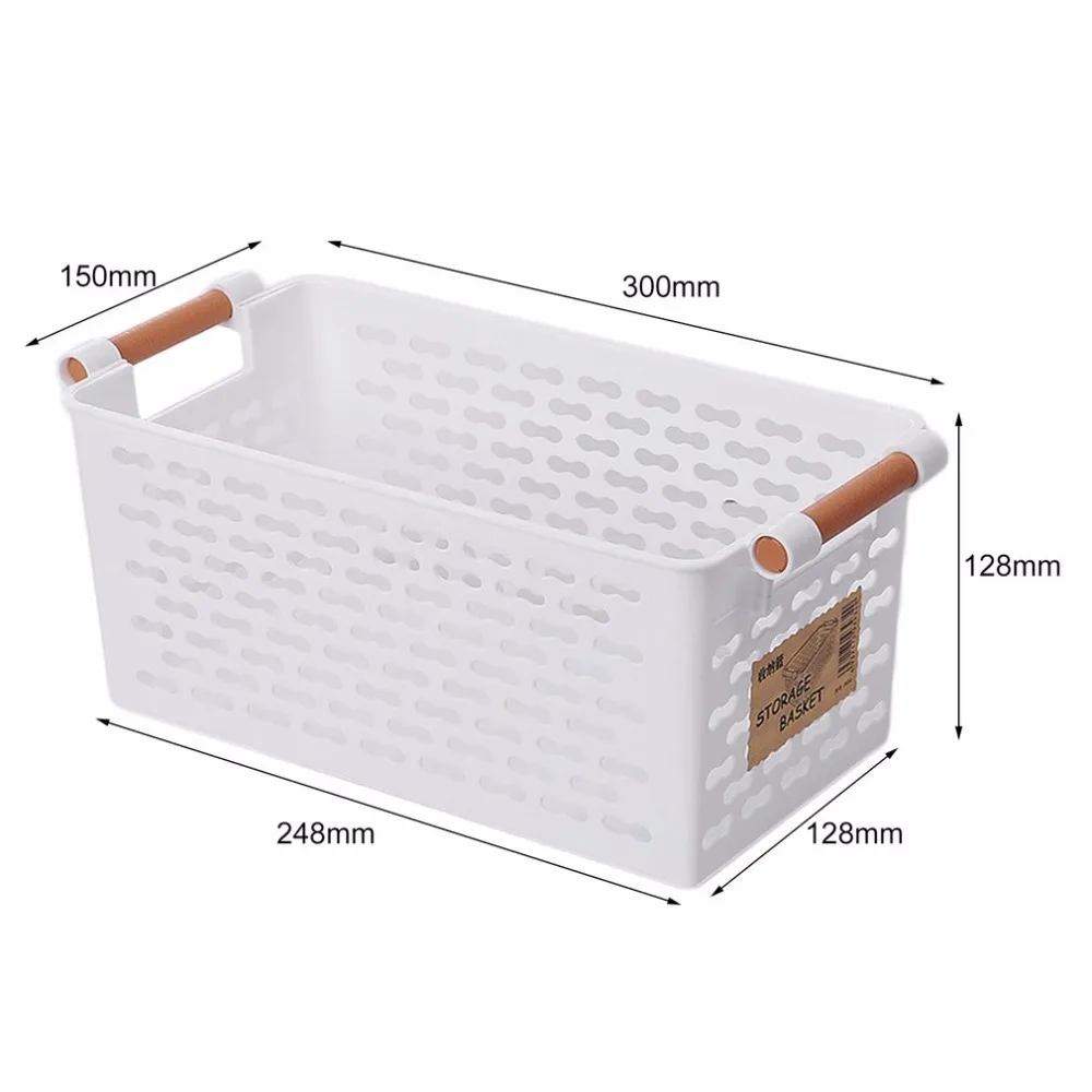 Простой пластиковый органайзер для хранения коробка полезные товары дома