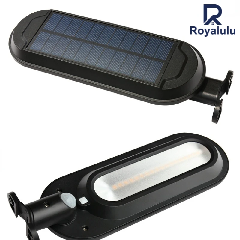 

Royalulu Solar LED Wall Lamp Outdoor Courtyard Outdoor Lighting Human Body Induction Wall Waterproof
