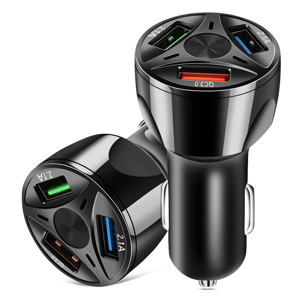 Автомобильное зарядное устройство USB Quick Charge QC3.0 порты для honda fit civic crv lexus volvo v40 v60