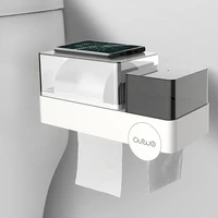 fashion wall mounted waterproof visible tape sanitary cotton box tissue box desk organizer bathroom tissue case 281212 5cm