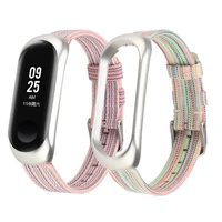 nylon strap for xiaomi mi band 65 strap smart bracelet sport wristbands for mi band 43 bracelet watchband for mi band 6 strap
