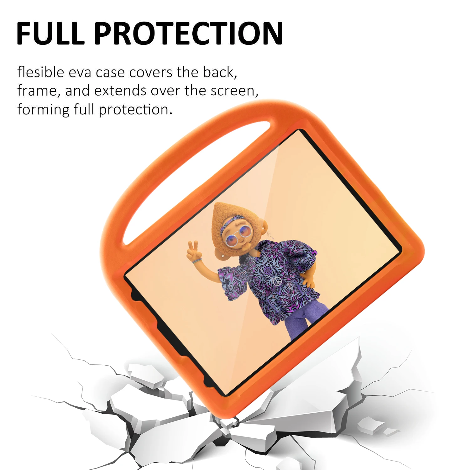 

ipad Air 4 ipad pro 11 EVA Tablet Stand ipad mini case ipad air 2 case iPad 7th/8th A2197 A2200 A2198 A2152 A2123 shell