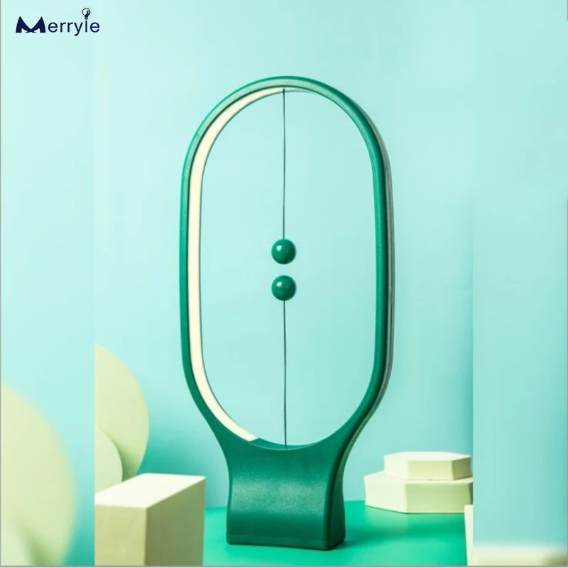 

Led Table Beside Lamp Magnetic Balance Night Light 3Color Adjustable Bedroom Night Lamp USB Recharge Touch Switch Desk Lighst