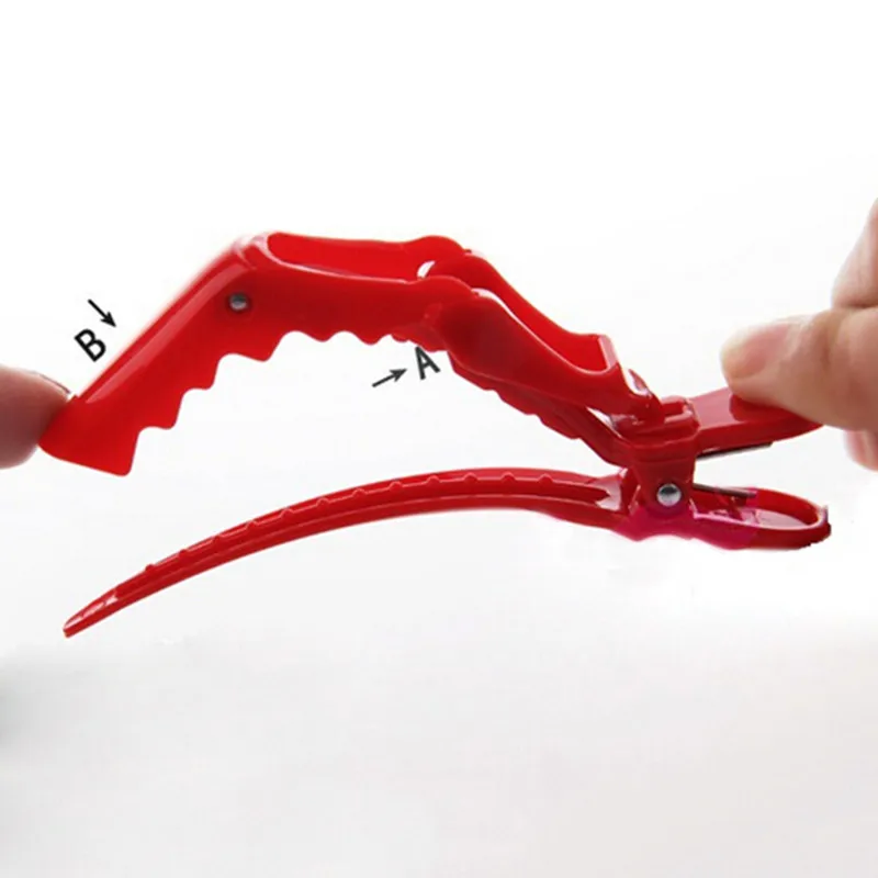 

5Pcs/pack Hairdressing Clamps Claw Clip Hair Salon Plastic Crocodile Barrette Holding Hair Section Clips Grip Tool Accessories