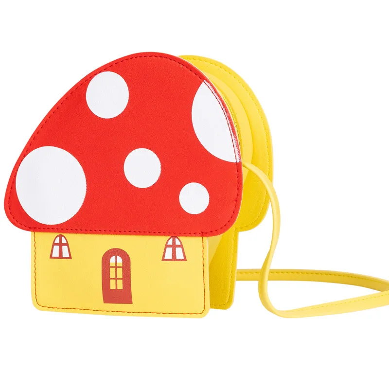 Мини детские сумки через плечо сумка с мультипликационным принтом кошелек для