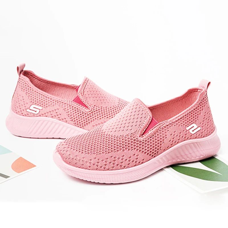 

Lightweight Women's Vulcanize Shoes Breathable Women's Sneakers Slip On Flats Shoes For Women Walking Sneakers Ladies Shoes