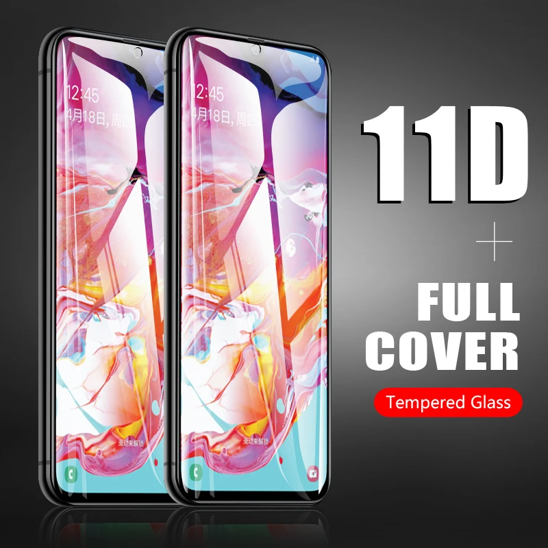 11D стекло для samsung a70 протектор экрана полное покрытие клея Защитная пленка