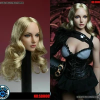16 female long blond curls head sculpt model sdh005b fit 12 figure in stock items