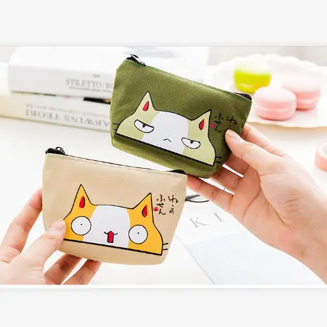 Cute Girls Coin Purse Zipper Clutch Wallet Key Bag Cartoon Pattern Mini Pouch Pocket Card Holder Gift | Багаж и сумки
