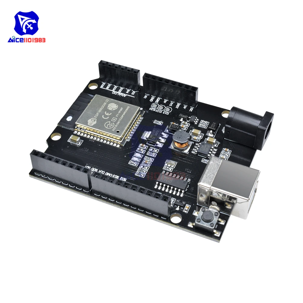 Плата расширения беспроводного интерфейса diymore WeMos D1 ESP32 WiFi Bluetooth CH340 USB Тип B для