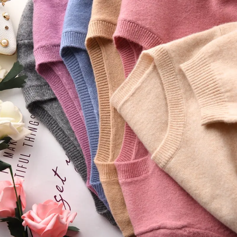 100% Pure Merino Wool Women Summer T Shirt Knitted Short Sleeve O-Neck Kintwear Basic Female T-shirt Pullover Base Tee Sweater | Женская