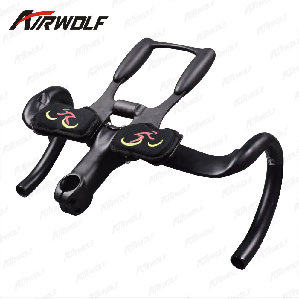 УГЛЕРОДНЫЙ руль TT ручки велосипеда углеродное волокно дорожный велосипед Руль