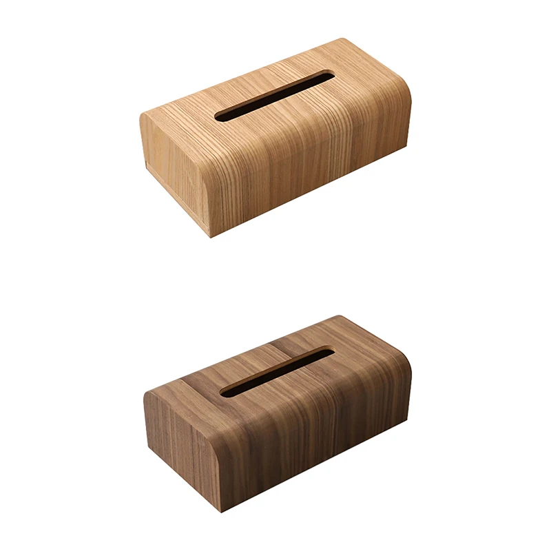 

Деревянная коробка для салфеток, новинка 2021, бумажная коробка для кухни, ванной комнаты из орехового дерева, Настольная коробка для хранени...
