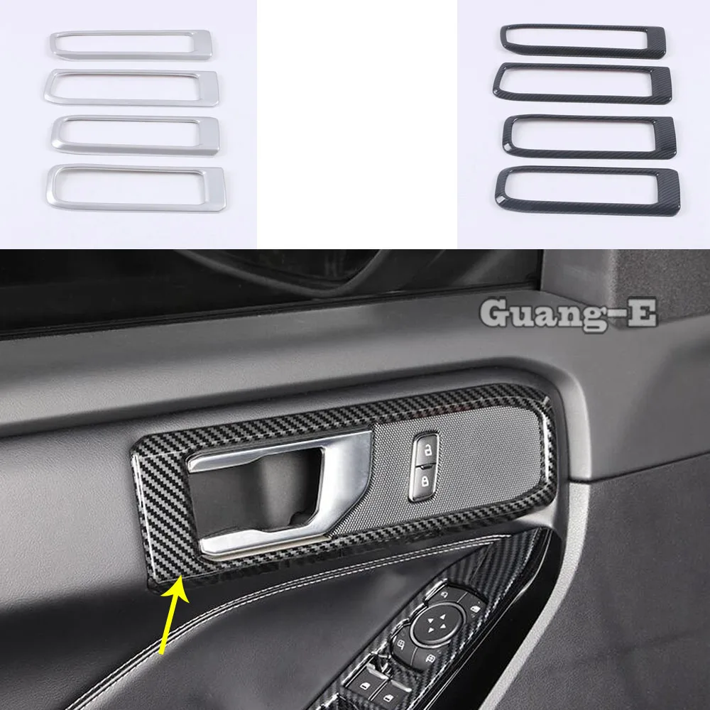 

Car Body Styling Cover Detector Stick Trim Door Inner Built Handle Bowl Armrest Parts For Ford Explorer U625 2019 2020 2021