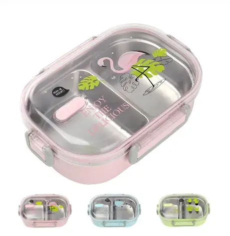 Пищевой контейнер для микроволновой печи Портативный японский Ланч-бокс с