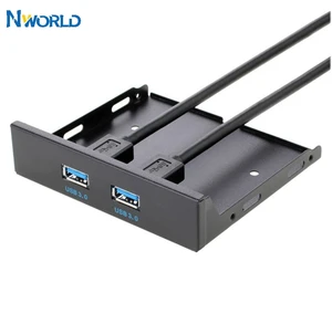 Горячее надувательство 20-контактный разъем 2 Порты USB 3,0 концентратор USB3.0 спереди Панель кронштейн адаптер кабель для стационарного персонального компьютера 3,5 дюймов флоппи-Бей, совместимому с HDMI