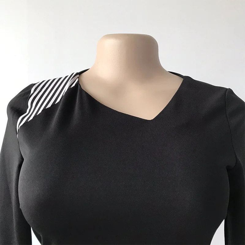 

Women Bodycon Dress Elegant Office Ladies Fashion Summer Three Quarter Sleeves Female Package Hip High Waist Modest Classy Robes