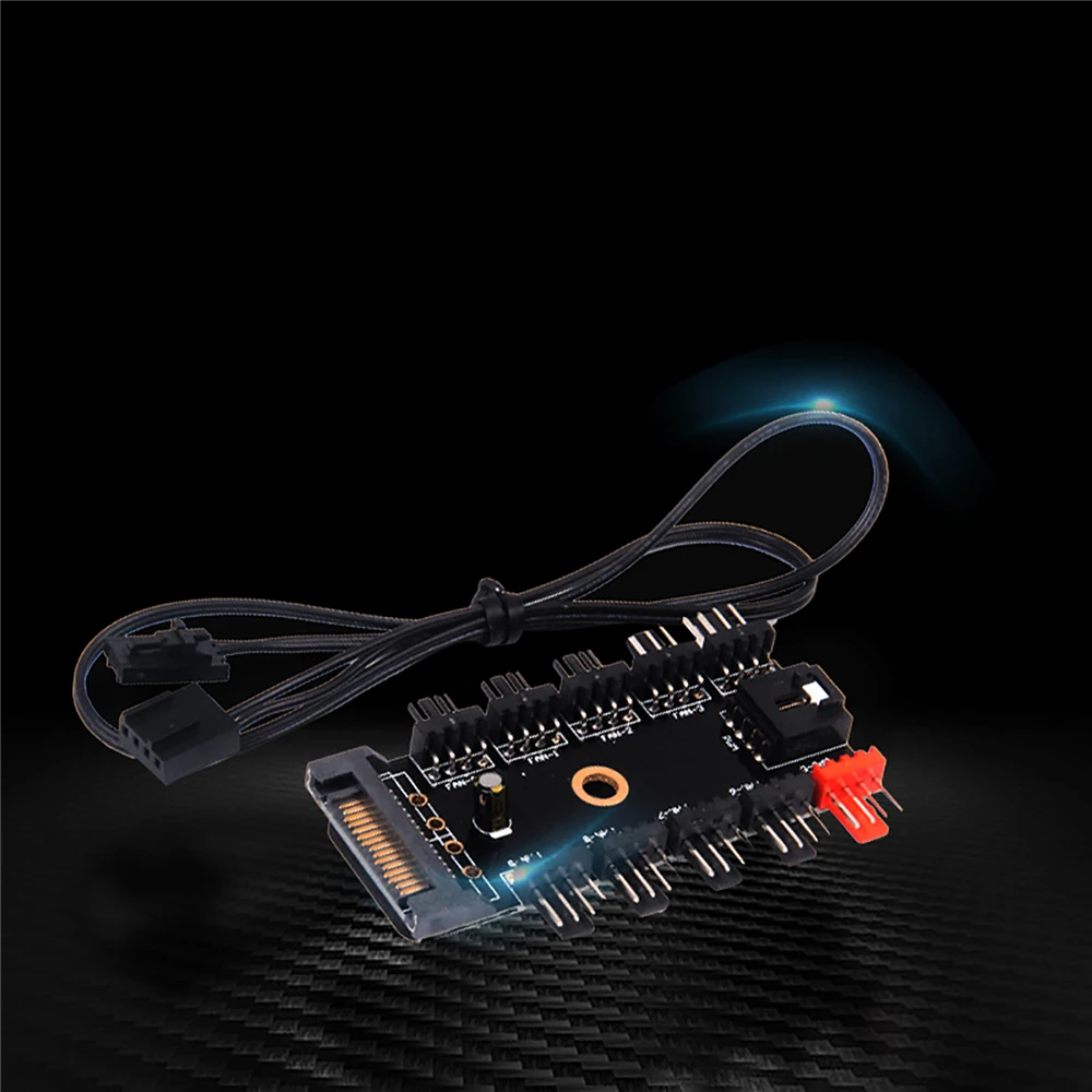 Компьютерный Вентилятор Chasis концентратор 8 * 3Pin Sata/большой 4-контактный источник