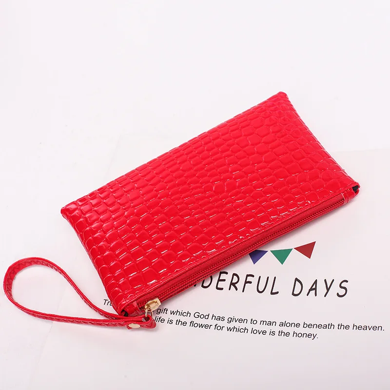 

Women Wallets Wristlet Handbags Long Money Bag Zipper Coin Purse Cards ID Holder Luxury Clutch Bag Female Wallets PU Leather