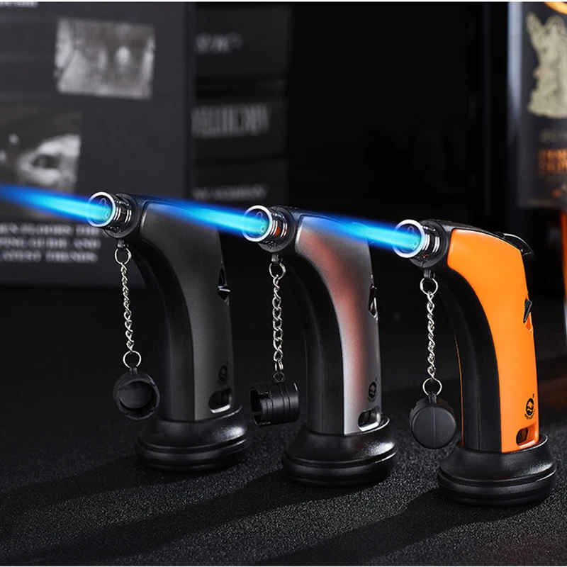 

Outdoor Firepower Gas Lighters 1300C Jet Torch Turbo Lighter Butane Flame Metal Cigarette Gadgets for Men Smoking Accessories