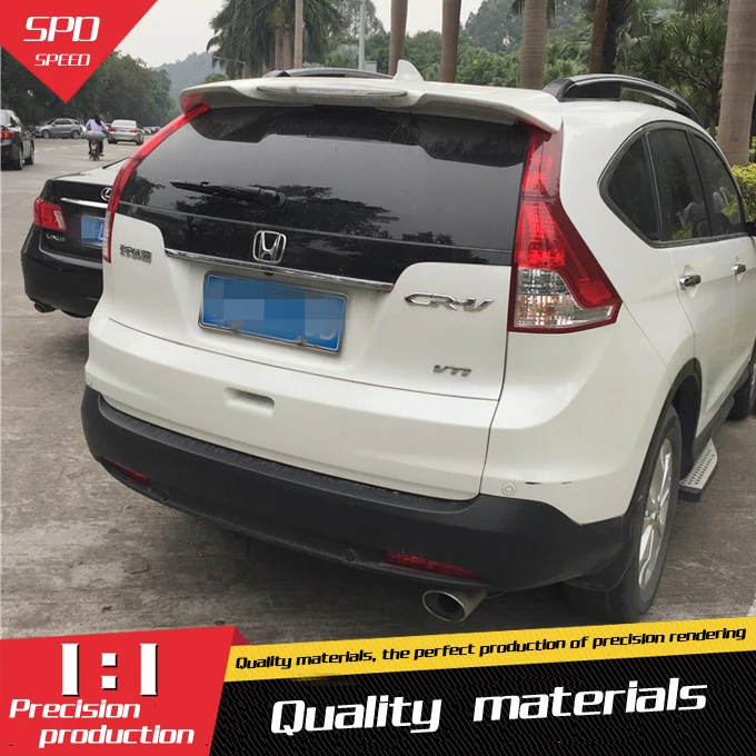 Спойлер CRV ABS Материал заднее крыло автомобиля грунтовка цвет задний спойлер для