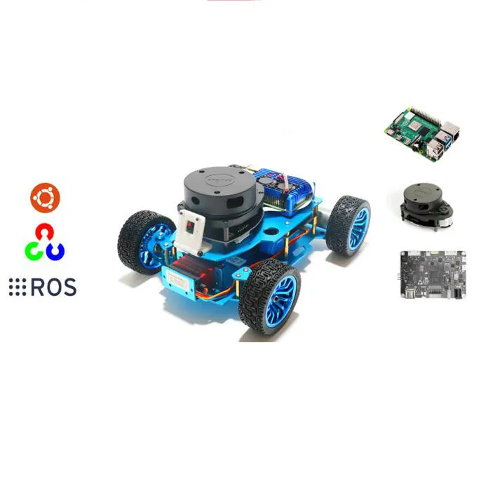 

Raspberry PI Ackerman Ros Robot Smart Car SLAM Laser Radar Map Navigation and Positioning
