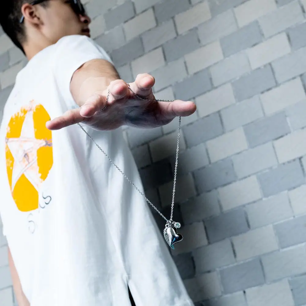 В форме сердца pet урна коробка Подвеска в виде бутылочки парфюма роскошные