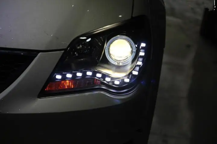 Дневные ходовые автомобильные Drl боковые поворотники Светодиодные Автомобильные аксессуары фары Задние Автомобильные фары в сборе 17 18 для Volkswagen Bora