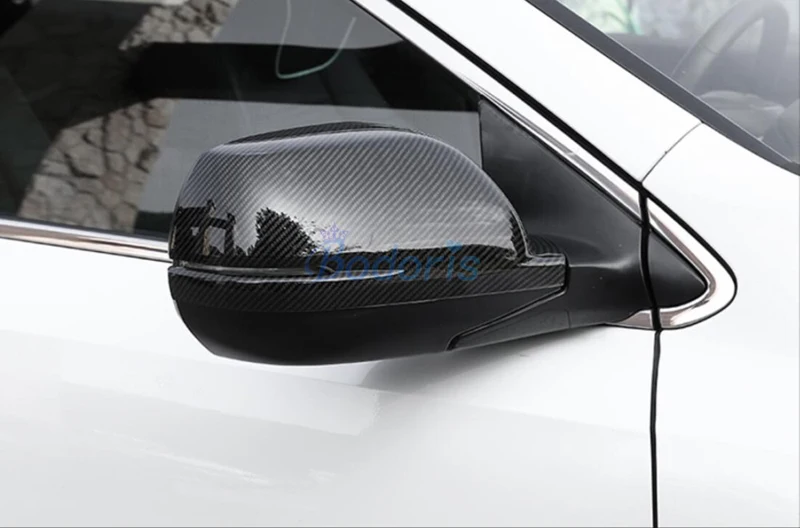 For Honda CRV CR-V CR V 2017-2019 Carbon Fiber Color Side Mirror Cover Rear View Overlay Trim Chrome Car Styling Accessories | Автомобили