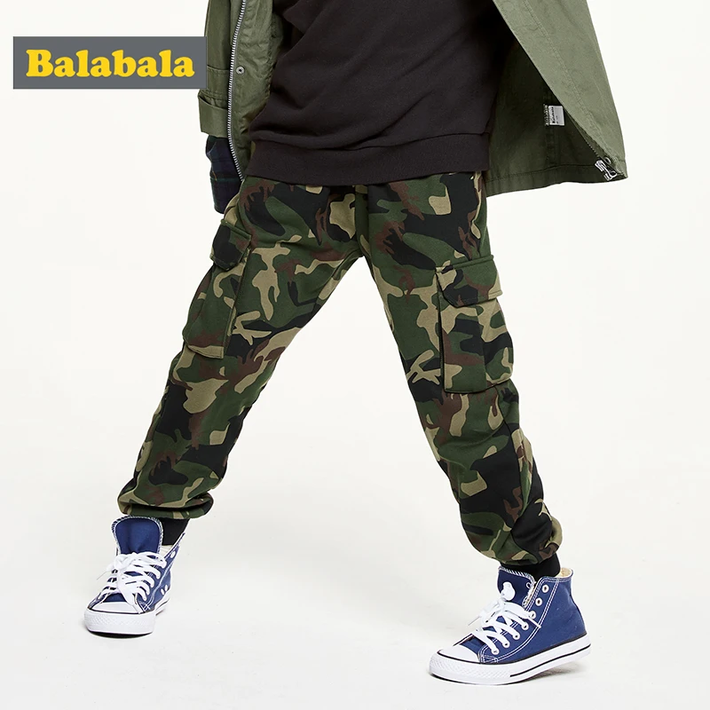 Balabala/детские брюки для мальчиков полосатые кружевные Свободные повседневные