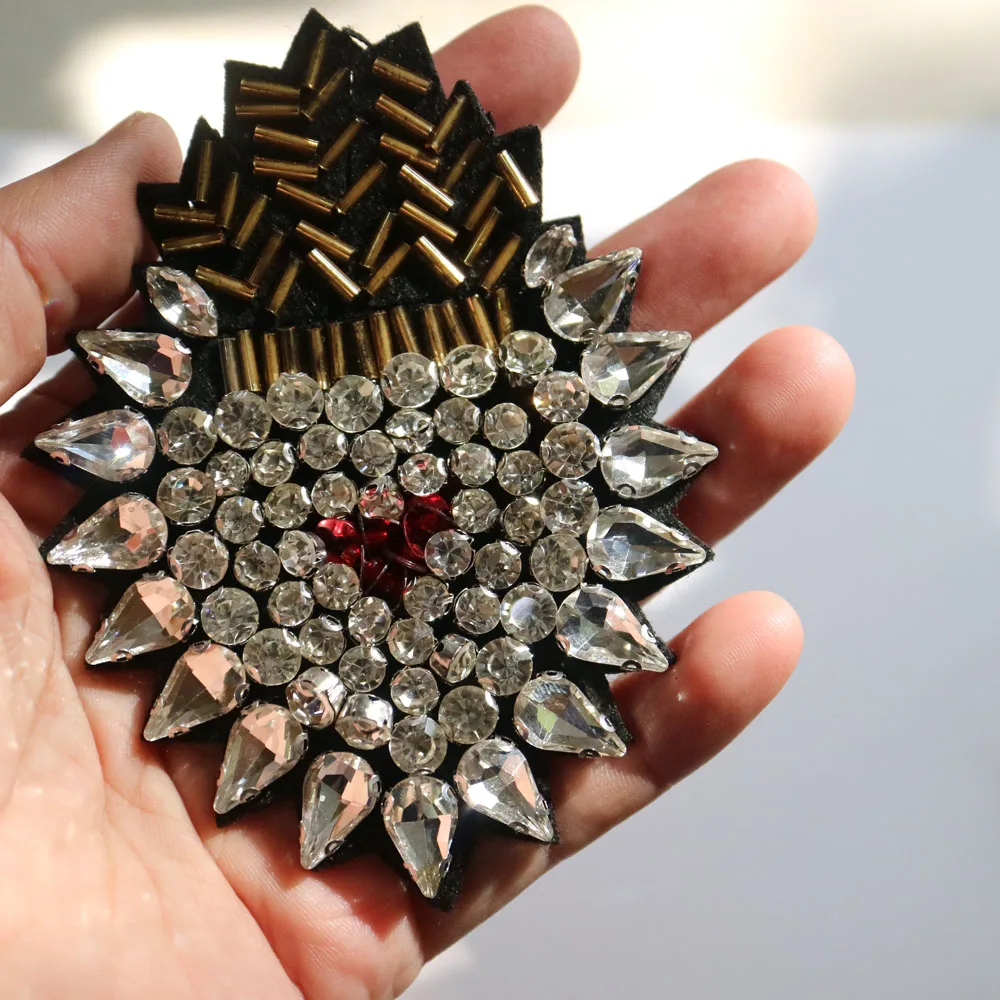 1 шт. ручная работа расшитые пайетками и бусинами патчи для одежды сделай сам