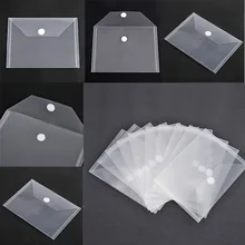 Pochettes de Rangement en Plastique Transparentes pour Matrices de, Découpe, Sac Organisateur de Timbres, Taille 18x13 cm, 10 Pièces/Ensemble