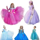 Платье для девочек, косплей, костюм принцессы, детская одежда на Хэллоуин, карнавал вечерние, детский Рождественский Костюм