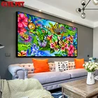 Алмазная живопись сделай сам, птицы, цветы, бабочки, наборы для вышивки крестиком, кристальная вышивка бисером, мозаика, листья, растения, стразы большие