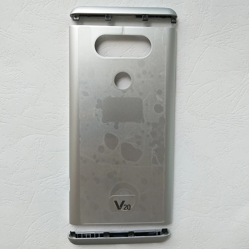 Для LG V20 оригинальная металлическая задняя батарея чехол Задняя пластиковая верхняя Нижняя крышка задний корпус