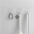 1 шт. 3 шт. прозрачный присоски настенные крючки мощный общего назначения крючок для кухни и ванной качество домашнего хранения крючки для организации
