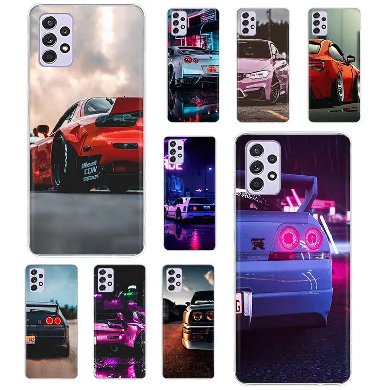 

Luxury Sport Car Phone Case Funda For Samsung Galaxy A51 A71 A02S A91 A81 A50 A70 A30 A40 A10S A20E A90 A80 Back Cover Coque