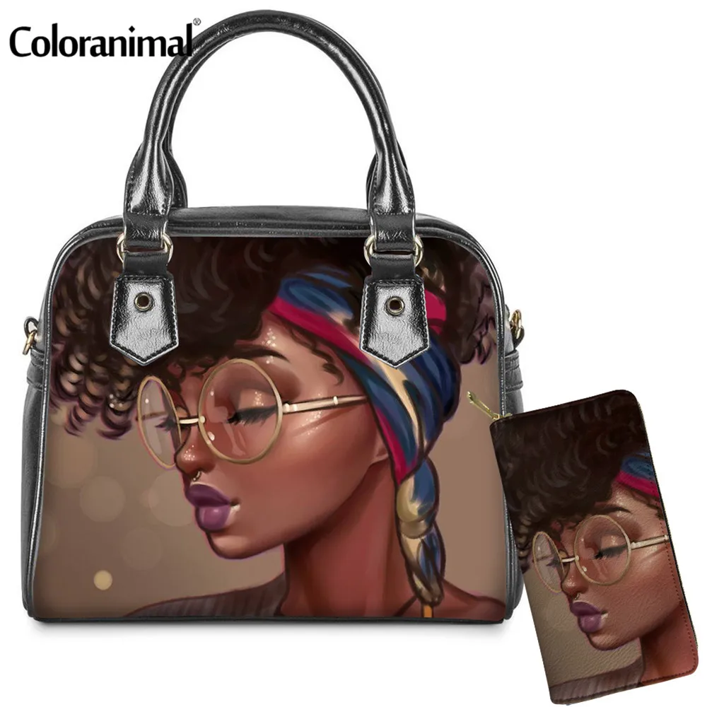 Coloranimal Hote продажа африканец Американский черного цвета для девочек с принтом 2