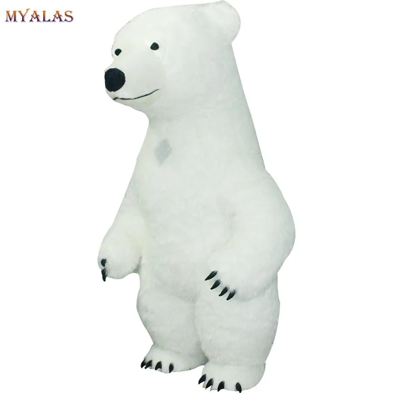 Надувной костюм Giant полярного медведя для взрослых | Тематическая одежда и