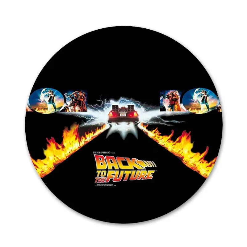 

Back To The Future Protective Badge Brooch Pin Accessories For Clothes Backpack Decoration gift 58mm