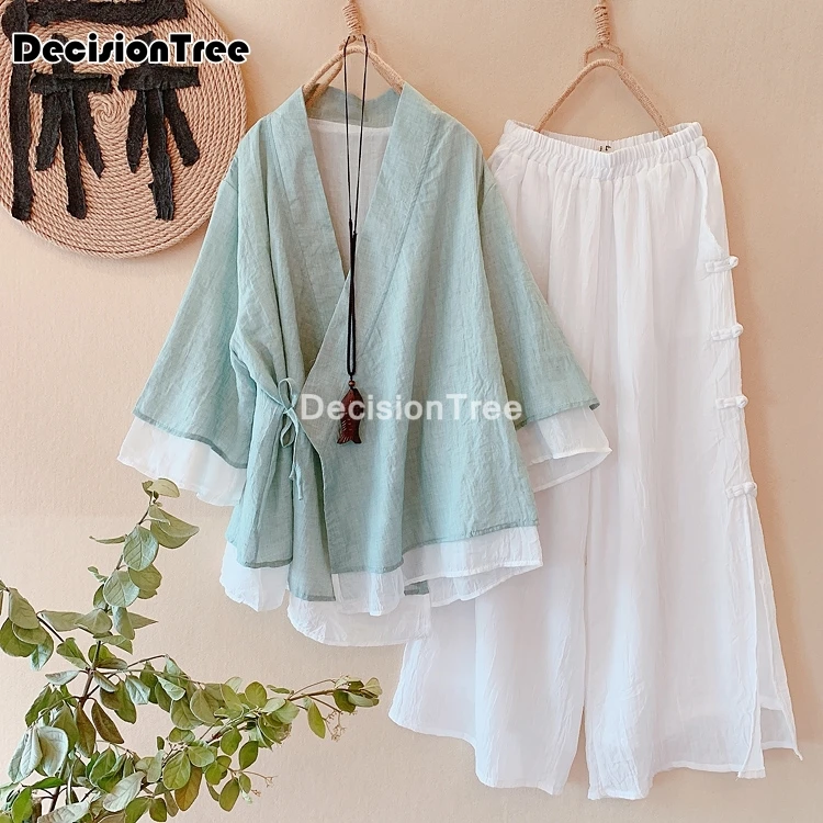 2021 Топы hanfu Топ для женщин Костюм Танг китайский Блузка традиционные
