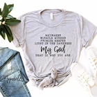 Футболка Waymaker Исая 42:16, футболка, эстетическая летняя графическая вдохновляющая цитата, женская футболка с надписью