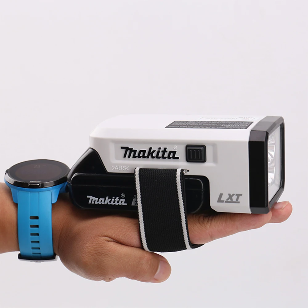 구매 Makita-충전식 LED 라이트 DML186, 밝은 LED 손전등, 리튬 배터리, 야외 조명, 휴대용 야외 작업 도구 라이트