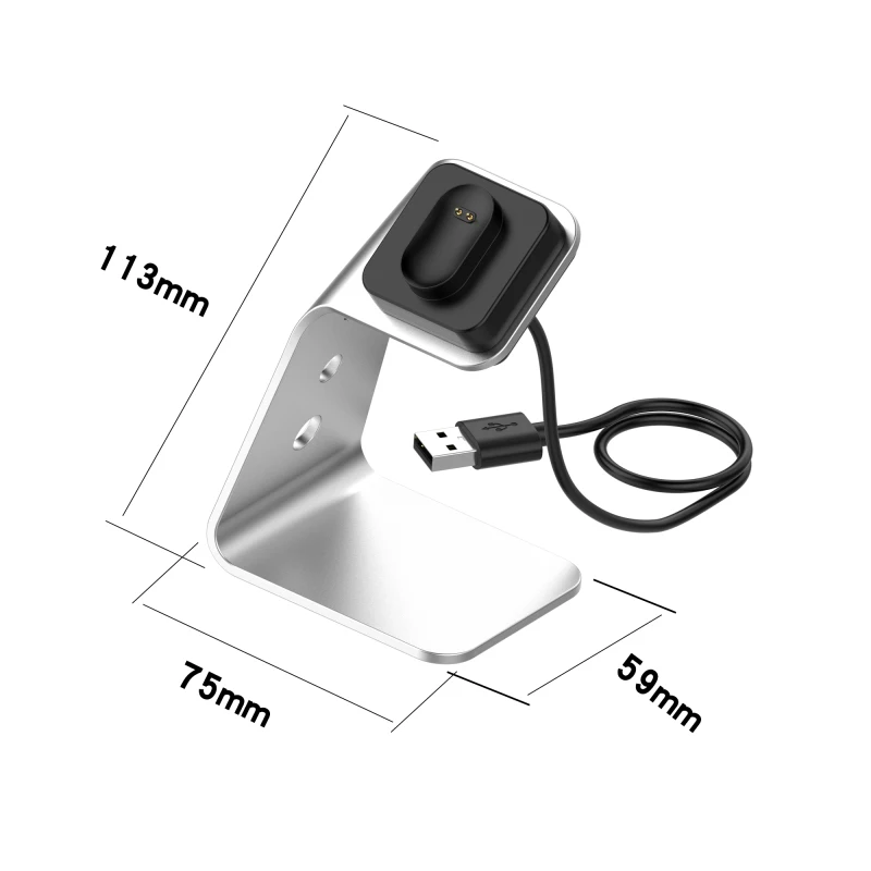 

Fast Charging Bracket For Samsung Galaxy Watch Fitbit Inspire/Ace2 Charge3/4 Aluminum Charger Watch Quick Charge Holder Stand