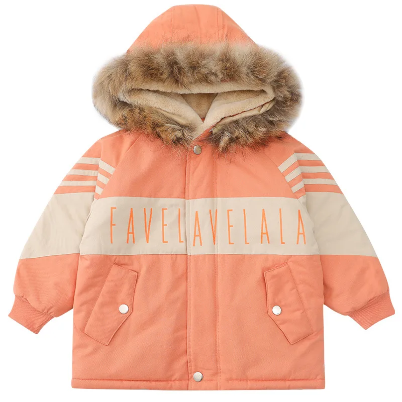 

Baby Boys Jacket Autumn Winter Jacket For Boys Kids Hooded Warm Outerwear Coat For Boy Clothes Children Thick Jacket
