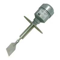 rotary vane level switch for particle bin level sensor