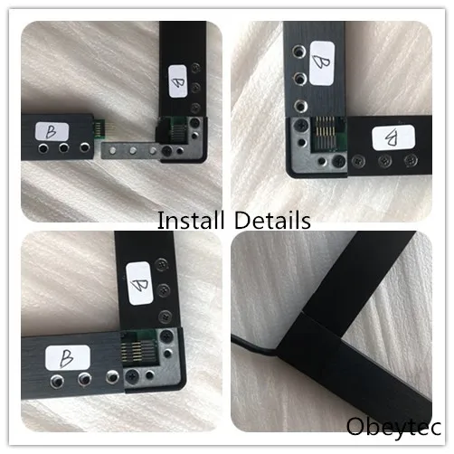 4" ir touch overlay для ТВ, 10 касаний сенсорная рамка, OB-F40WH00D Быстрая usb ir touch