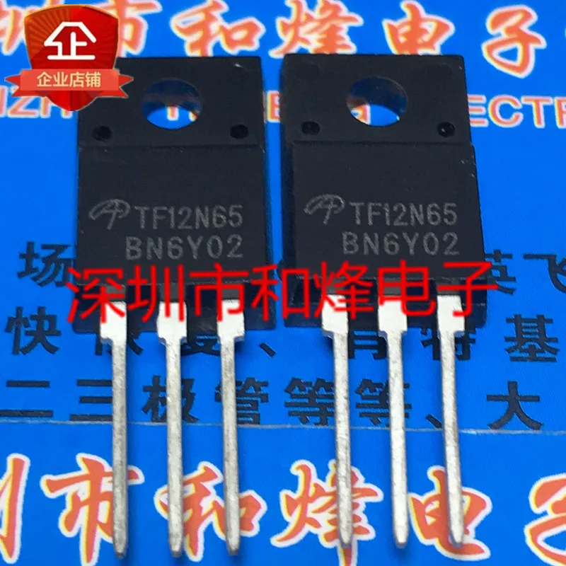 

Original New 5PCS/ TF12N65 AOTF12N65 YG805C04 TF10N65 AOTF10N65 TO-220F TO220F